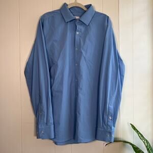 Mizzen & Main Blue Long Sleeve Button Down XL Mens